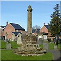 SK6405 : Medieval cross, Church of All Saints, Scraptoft by Alan Murray-Rust