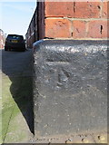 SJ8989 : Bench mark on the former pub 'The Golden Lion', 89 Middle Hillgate, Stockport by John S Turner