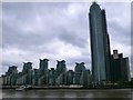 St George Wharf and Tower, Nine Elms, from across the river