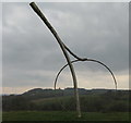 SN5218 : 'Pi' sculpture by Rawleigh Clay by M J Richardson