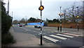 TQ1274 : Zebra Crossing of Staines Road by Richard Cooke