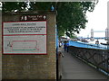 Customs House Walkway on the Thames Path