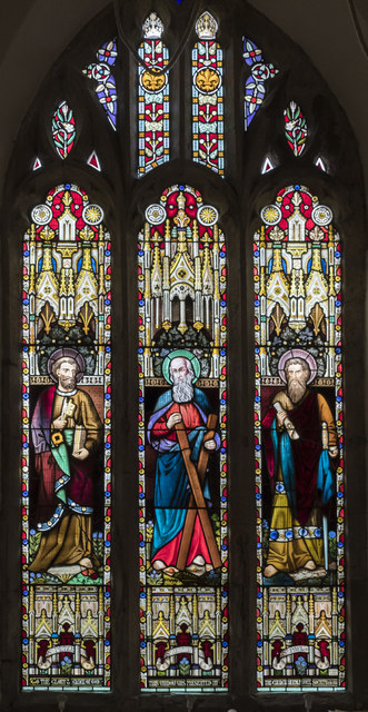 West window, St Andrew's church, Epworth
