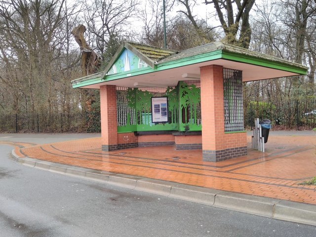 Park and ride bus stop