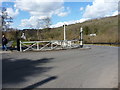 Jackfield Sidings crossing gates