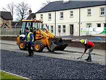 H4672 : Road works, Hospital Road, Omagh - 60 by Kenneth  Allen