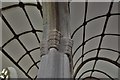 SX3880 : Bradstone: St. Nonna's Church: Granite pier in four bay north aisle by Michael Garlick