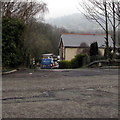 Road into Polo Ground Industrial Estate, New Inn