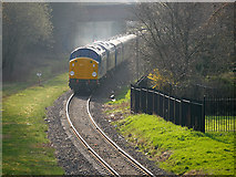 SD8010 : East Lancashire Railway Diesel Train Leaving Bury by David Dixon