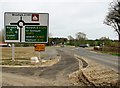 Approaching the Wroxham Road roundabout