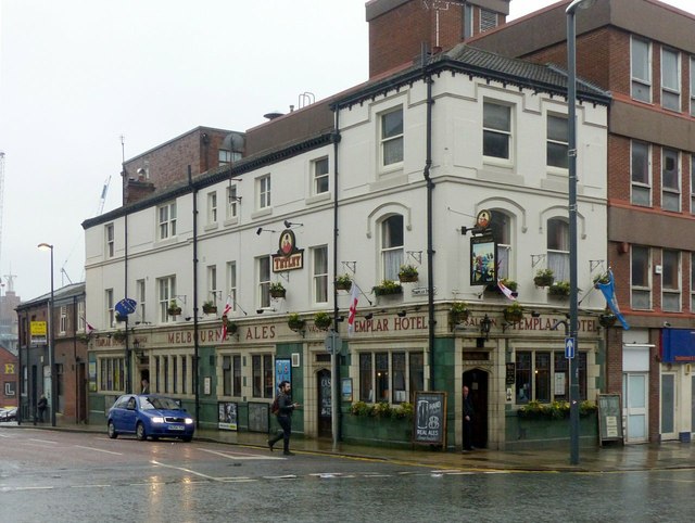 The Templar Hotel, Vicar Lane © Alan Murray-Rust cc-by-sa/2.0 ...