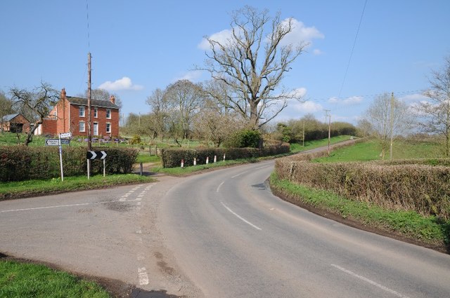 House overlooking Hallow Lane