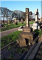 Pudsey Cemetery - grave of Harold Marsh and his parents