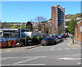 West along Croft Street, Swansea