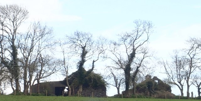 Ruined farmstead above Aghlisnafin Road