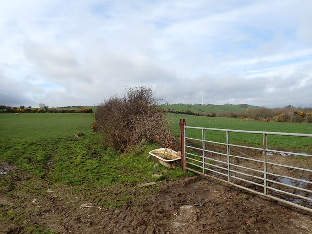 Domestic bath water trough on pastoral land west of Aghlisnafin Road