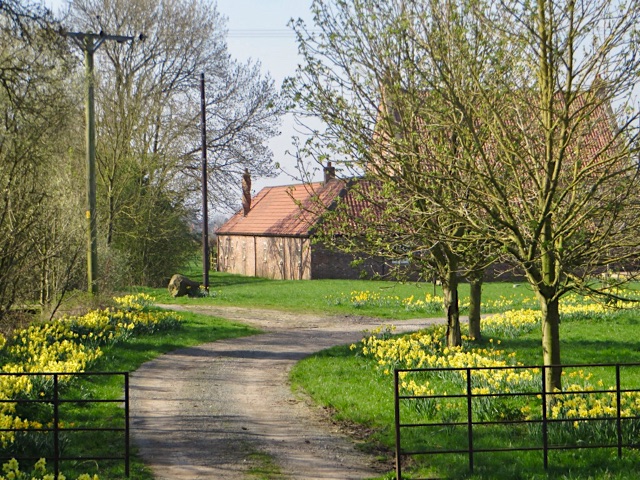 Farm entrance, near Pocklington