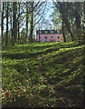 Pink house in Pocklington Wood