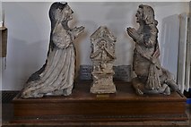 SX3384 : Launceston, St. Mary Magdalene's Church: The Piper effigies by Michael Garlick