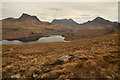 NC0807 : Loch Lurgainn and Mountains, Scottish Highlands by Andrew Tryon