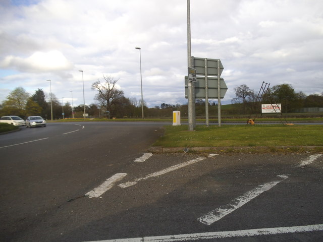 Roundabout on the old A1, Wetherby