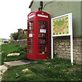 New use for an old phonebox, Amberley, Gloucestershire