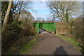 Footbridge over unnamed stream