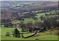 SH8728 : View by Garth-Uchaf Farm from Garth Fach by Andrew Hill