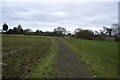 Footpath across field