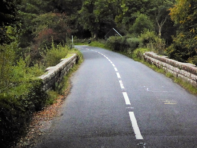 Loughareema Road crossing the Glendun Viaduct