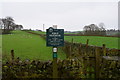 SK0681 : Footpath junction south of Bowden Hall by steven ruffles