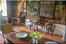 SX4268 : Cornwall : Cotehele House - Dining Room by Lewis Clarke