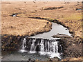 NM4834 : Waterfall on Abhainn Doire Dhubhaig by Trevor Littlewood