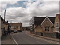 School and houses in Middletown, Hailey