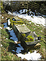 Grave in the old graveyard above Copthill Quarry