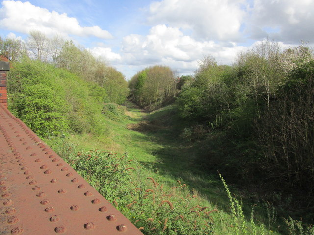 Course of the Dearne Valley Railway