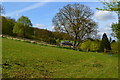 View across fields to Crowood House