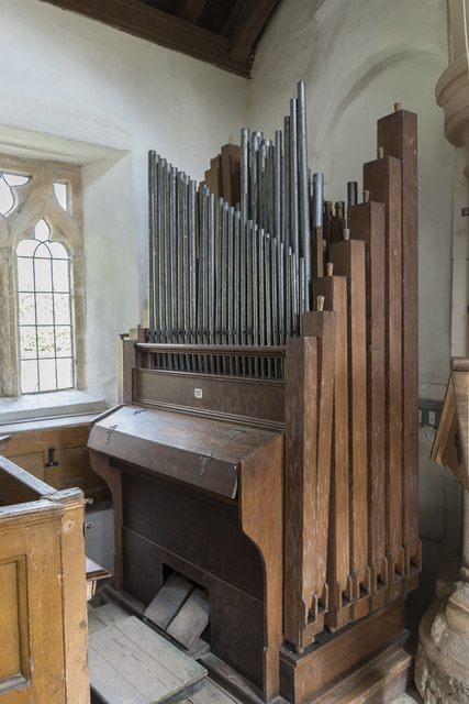 Organ, St Mary's church, Ayston