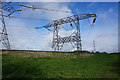 Pylons near Upper Cote Farm