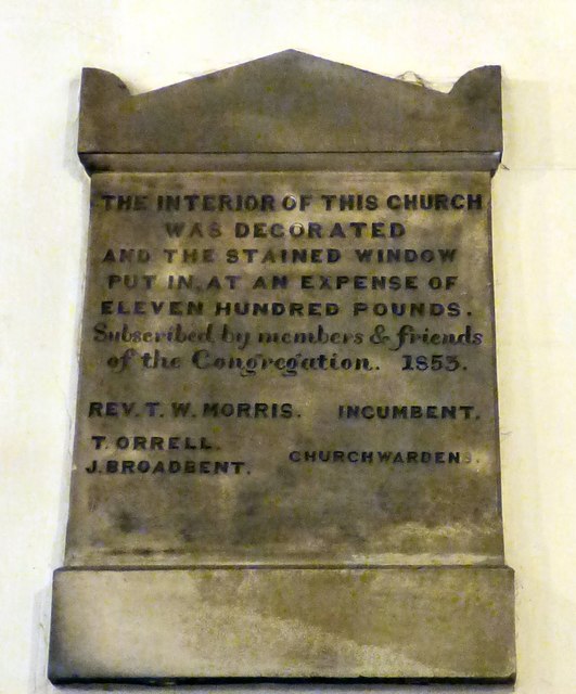 1853 Commemorative Plaque