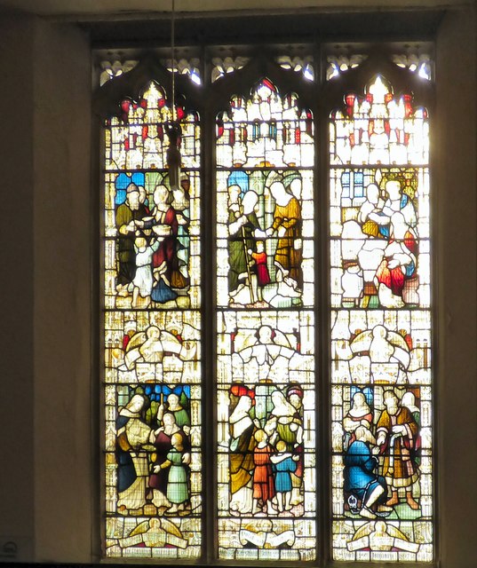 Stained glass in St Peter's Church