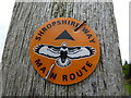 Shropshire Way Main Route waymarker near Craven Arms