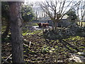 Cattle and barn near Groeslon