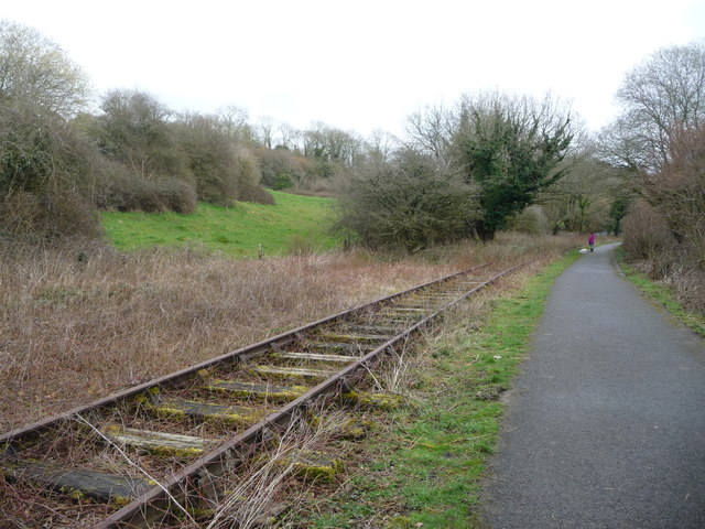 Track on the former Great Western Railway [Radstock Branch]