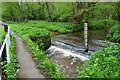 Ford and footbridge in Giles Lane