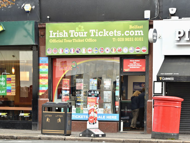 irish tour ticket office belfast