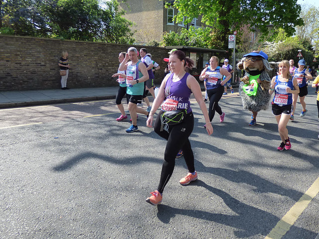 London Marathon - walking and wombling