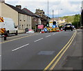 Cefn Road roadworks, Rogerstone