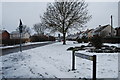 Bridgemary under snow - Brookers Lane (1)