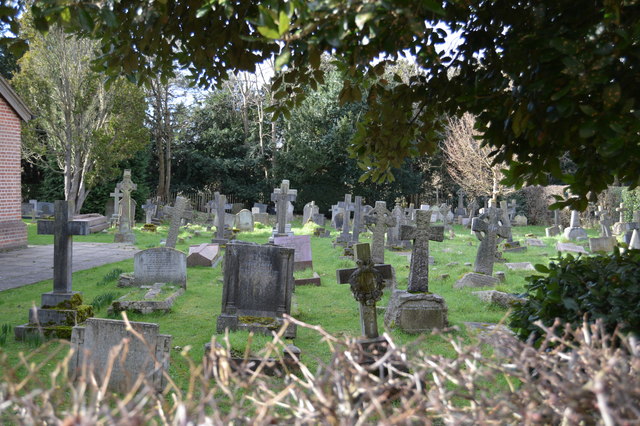 Churchyard, Church of St John © N Chadwick cc-by-sa/2.0 :: Geograph ...